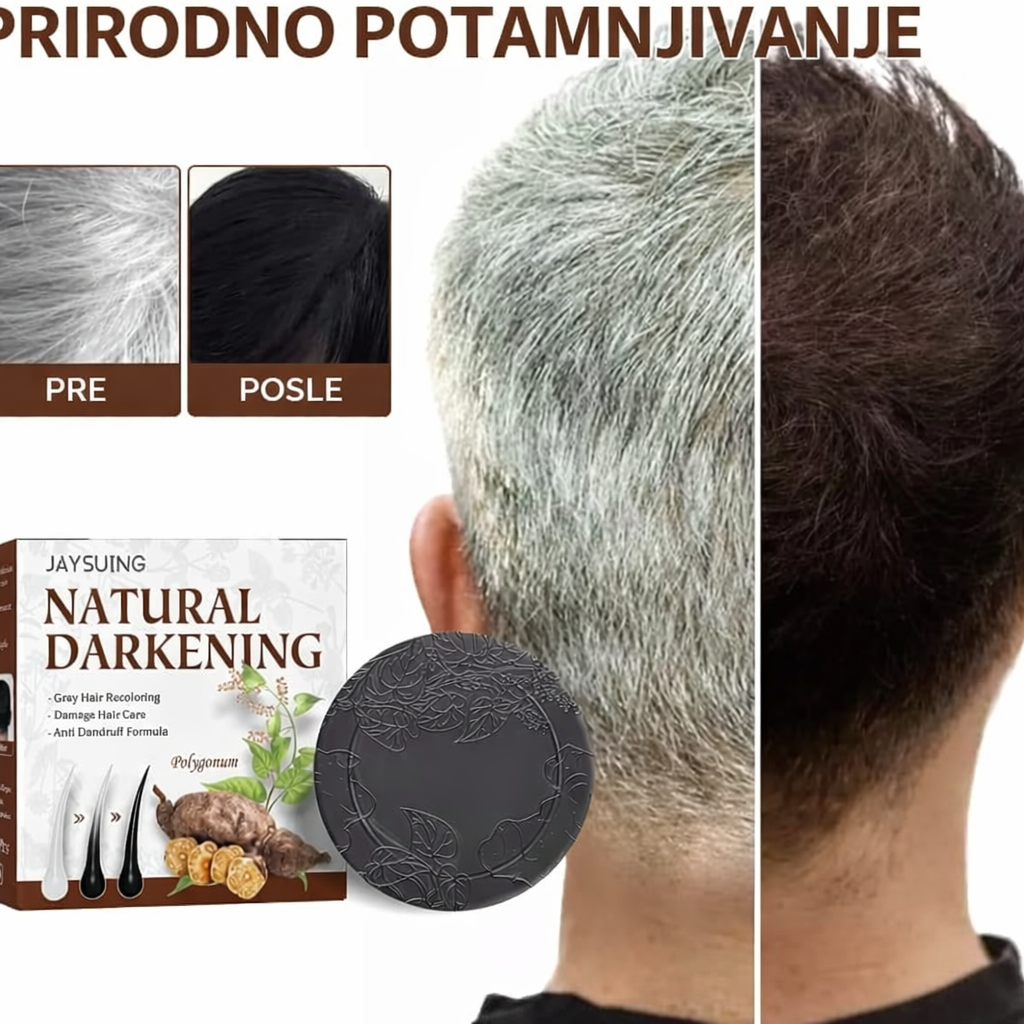BLACK SOAP - sapun za potamnjivanje sedih